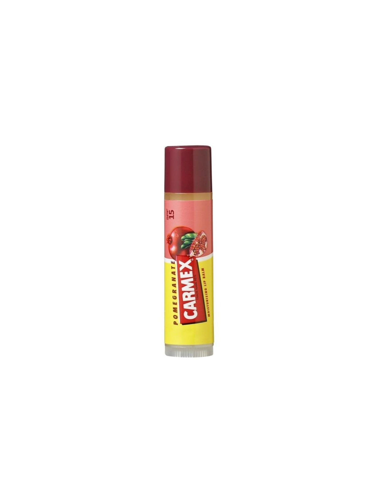 Granatų skonio pieštukinis lūpų balzamas Carmex Premium Pomegranate Stick 4,25g