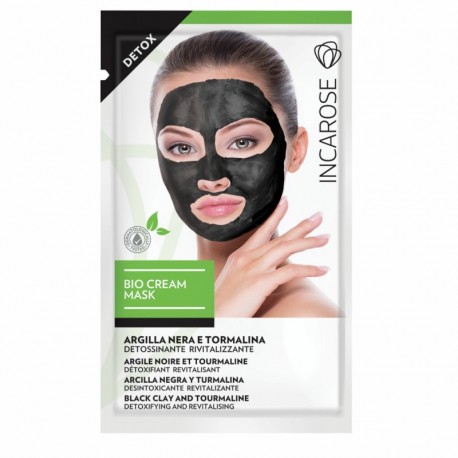 Atkuriamoji kreminė veido kaukė INCAROSE Bio Cream Mask Detox 15ml