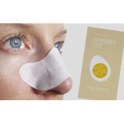 Valantys nosies pleistrai su kiaušinio lukšto baltymu Tonymoly Egg Pore Nose Pack Package (7pcs)