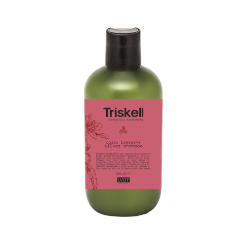 Šampūnas blonduotiems, žiliems plaukams Triskell Preserve Silver Shampoo 300ml