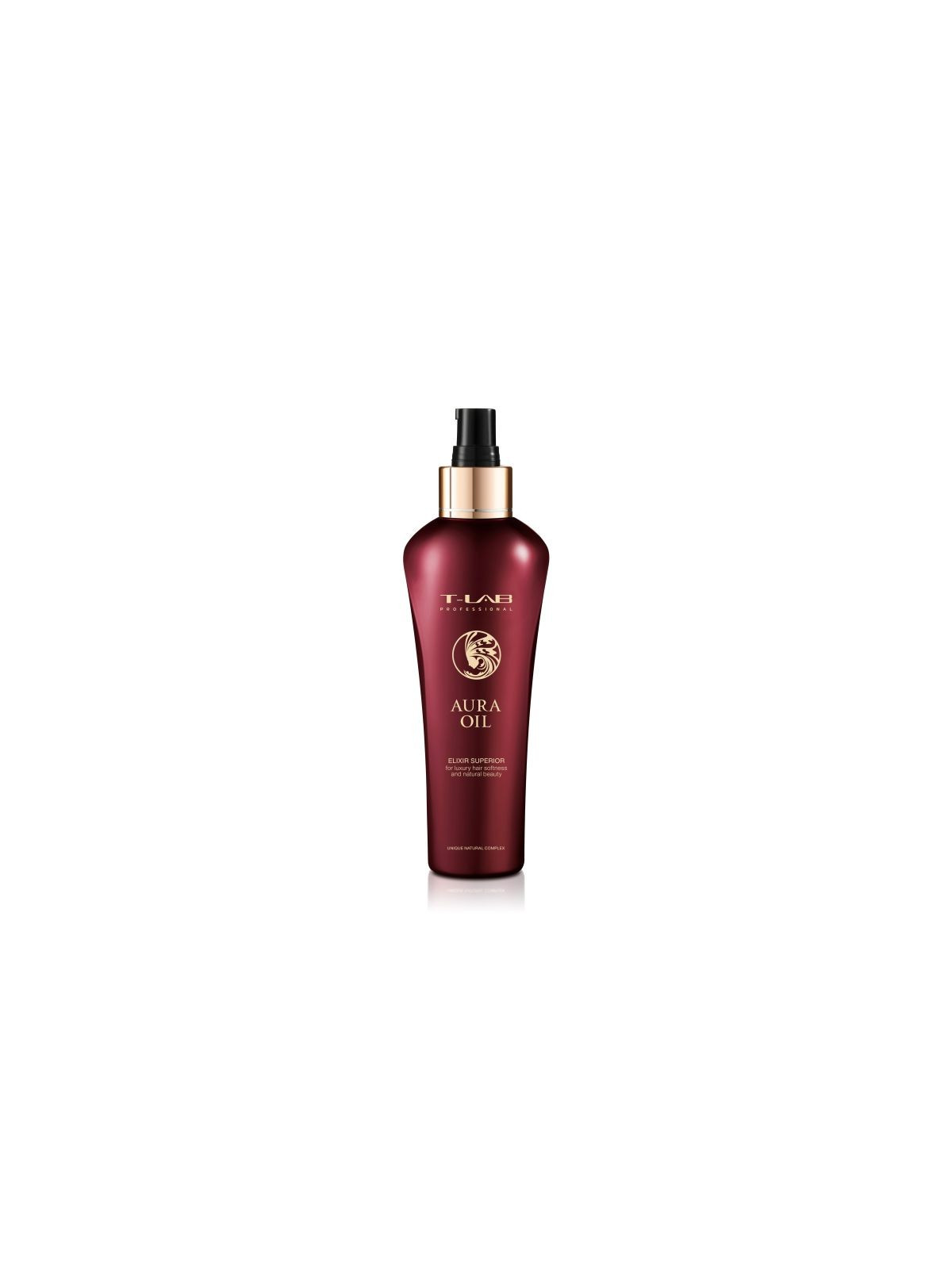 Plaukų eliksyras prabangiam plaukų švelnumui ir natūraliam grožiui T-LAB Professional Aura Oil Elixir Superior 130ml