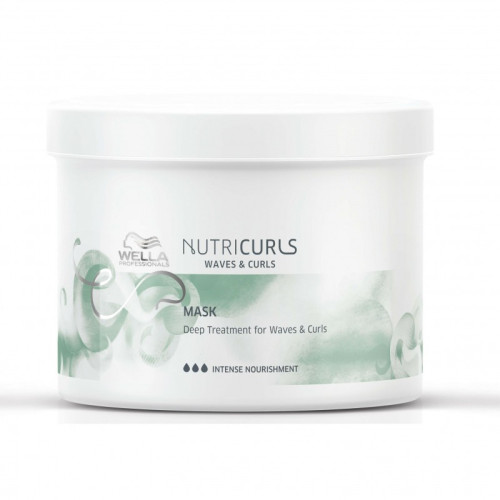 Kaukė garbanotiems ir banguotiems plaukams Wella NutriCurls Deep Treatment