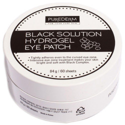 Paakių kaukė Purederm Black Solution Hydrogel  60vnt