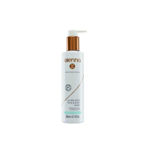 Veido ir kūno prausiklis Sienna X PH Balance Face & Body Wash 200ml