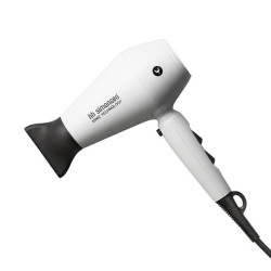 Riboto leidimo plaukų džiovintuvas su difuzoriumi HH Simonsen COMPACT DRYER WHITE PEARL Limited Edition
