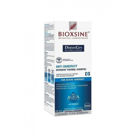 Šampūnas nuo intensyvaus pleiskanojimo Bioxsine Anti-Dandruff Intensive thermal shampoo 200ml