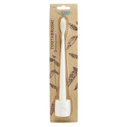 Dantų šepetėlis su stoveliu The Natural Family Co Biodegradable Toothbrush And Resin Stand