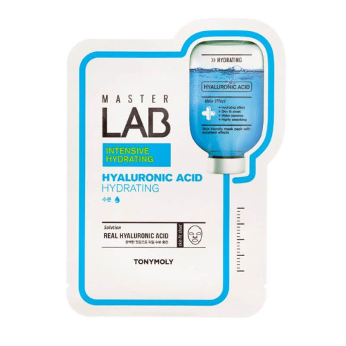 Lakštinė veido kaukė su hialurono rūgštimi TONYMOLY Master Lab Hyaluronic Acid Mask Sheet 19g