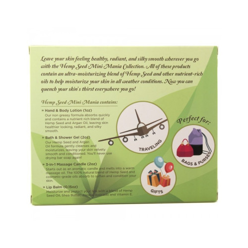 Kelioninis grožio rinkinys Hemp Seed Mini Mania Guavalava