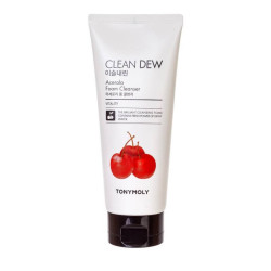 Valomosios veido putos  su acerola TONYMOLY  Clean Dew Acerola Foam Cleanser 180ml