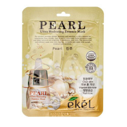 Lakštinė veido kaukė su perlų ekstraktu Ekel Ultra Hydrating Essence Mask Pearl 25g