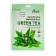 Lakštinė veido kaukė su žaliosios arbatos ekstraktu Ekel Super Natural Ampoule Mask Green Tea  25g