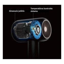 Plaukų džiovintuvas su vandens jonų technologija OSOM Professional Blue