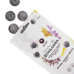 Dušo želė tabletės Ben&Anna Natural Shower Tablets Velvet 120g