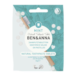 Dantų pastos tabletės be fluoridu Ben&Anna Natural Toothpaste Tablets Mint 36g
