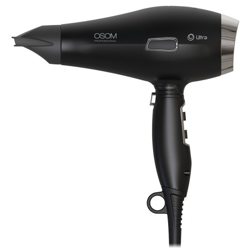 Plaukų džiovintuvas Osom Professional Matte Black Hair Dryer 1935–2300W