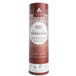 Dezodorantas popierinėje pakuotėje Ben&Anna Deodorant Papertube Nordic Timber 60g