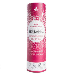 Dezodorantas popierinėje pakuotėje Ben&Anna Deodorant Papertube Pink Grapefruit 60g