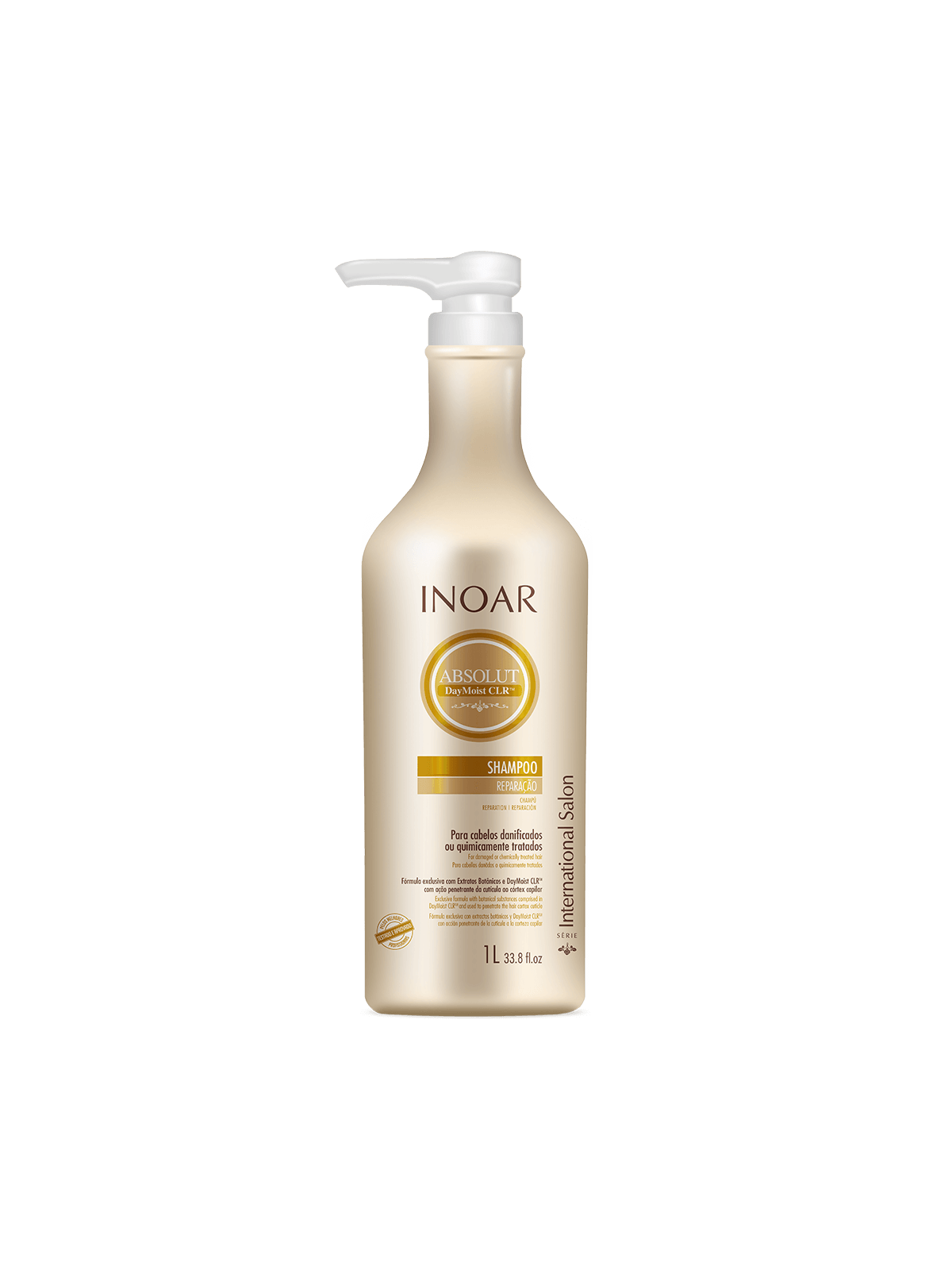 Šampūnas chemiškai pažeistiems plaukams INOAR Daymoist Shampoo