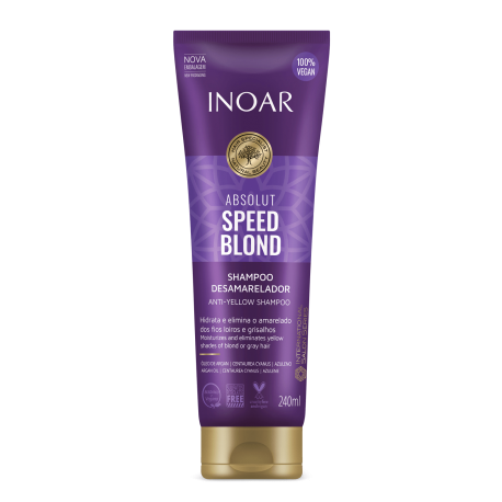 Šampūnas šviesiems plaukams INOAR Speed Blond Shampoo