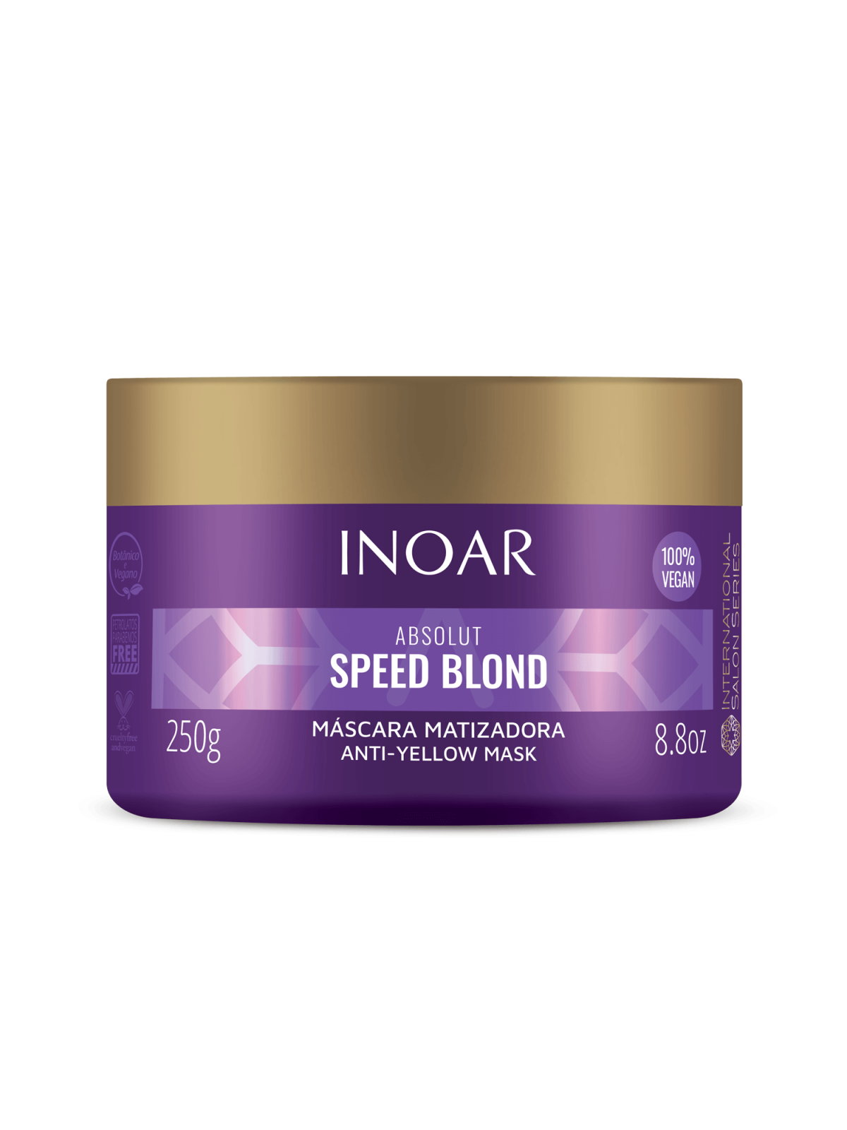 Plaukų kaukė šviesiems plaukams INOAR Speed Blond Mask 250g
