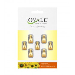 Tepamieji vitaminai veidui su saulėgrąžų aliejumi Ovale Face Rejuvenation With VitaWhite and Sunflower Oil 7 kapsulės po 0,35ml