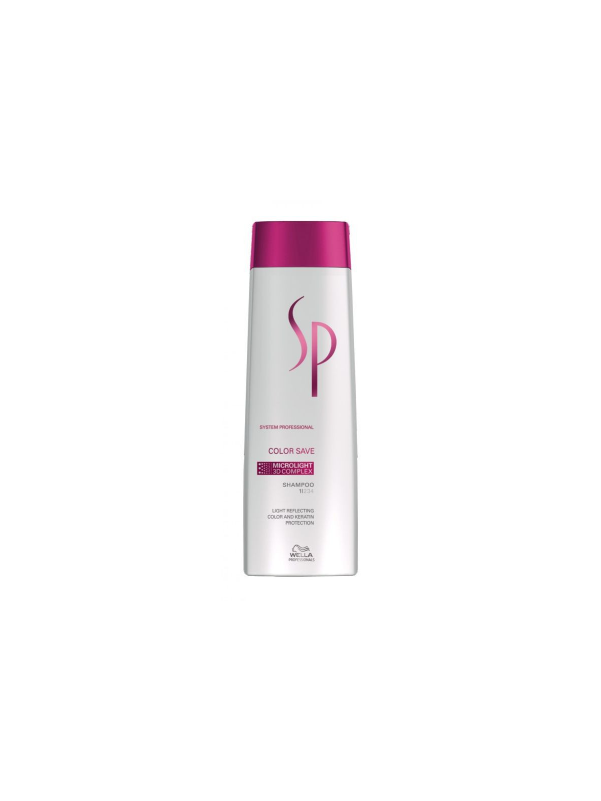 Plaukų spalvą išsaugantis šampūnas Wella SP Color Save Shampoo 250ml