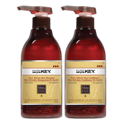 Plaukų priežiūros rinkinys pažeistiems plaukams Saryna KEY Duo Damage Repair Set 2x500ml