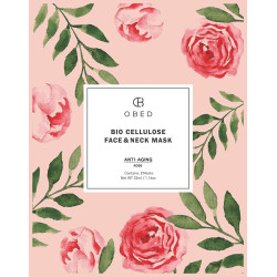 Rožių ir kolageno kaukė veidui ir kaklui OBED Rose Face Mask 33ml