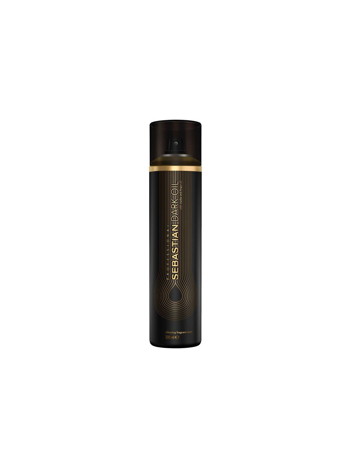 Šilkinis aromatingas sausas purškiamas plaukų kondicionierius Sebastian Professional Dark Oil Silkening Fragrant Mist 200ml