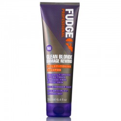 Tonuojantis atkuriantis violetinis šampūnas Fudge Professional Clean Blonde Damage Rewind Violet Shampoo 250ml