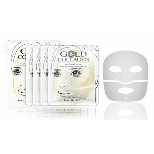 Hidrogelio veido kaukė GOLD COLLAGEN Hydrogel Mask 4vnt.