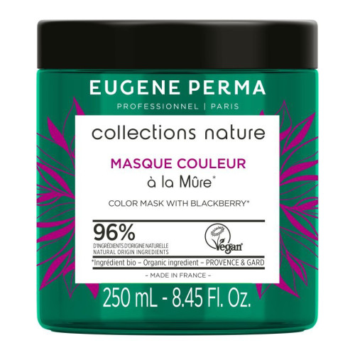 Maitinanti kaukė dažytiems, trapiems plaukams  Eugene Perma Collection Nature Blackberry Mask 250ml