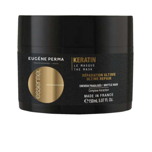 Kaukė pažeistiems, nusilpusiems, trapiems plaukams Eugene Perma Essentiel Keratin Mask 150ml