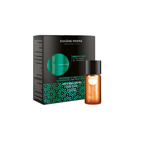 Stimuliuojantis plaukų augimą losjonas Eugene Perma Essential Keratin Force Traitement 12×3,5ml