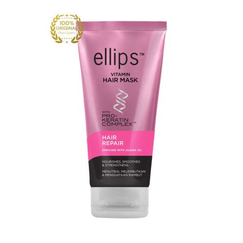 Kaukė pažeistiems plaukams Ellips Hair Repair Pro-Keratin Complex Mask 18g