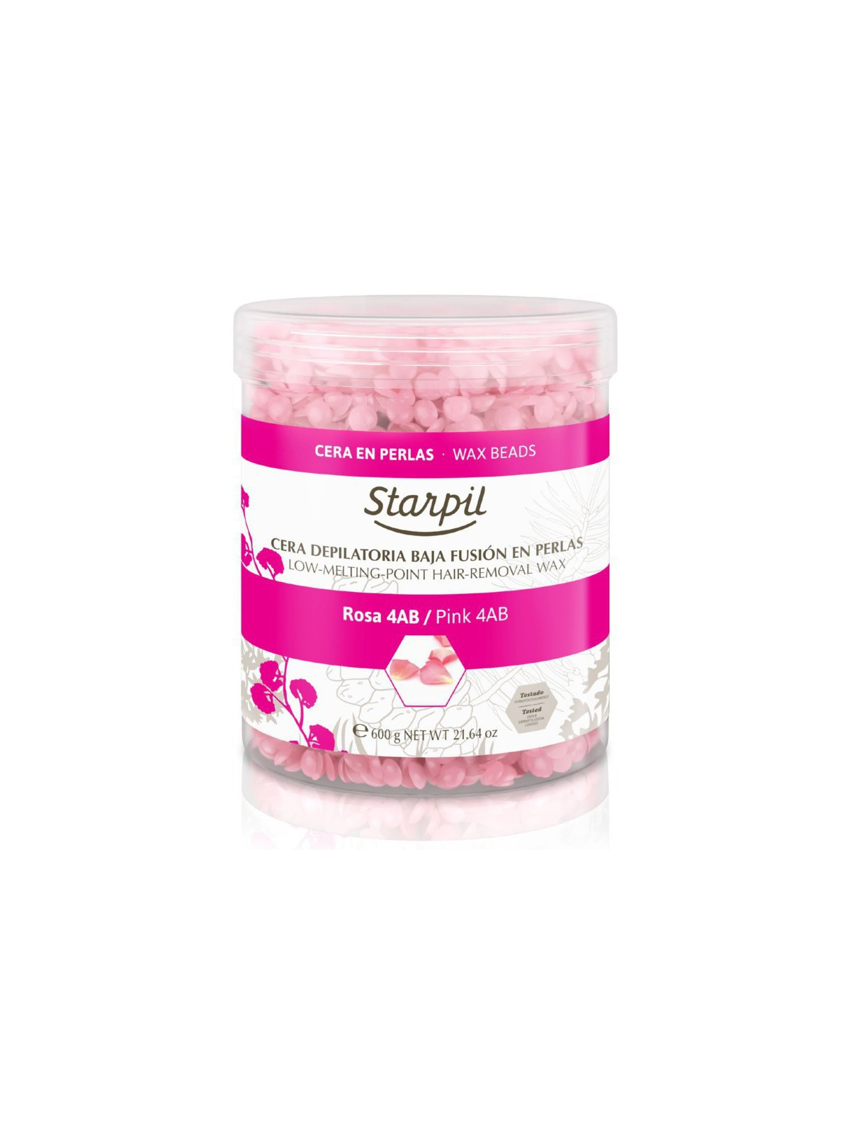 Depiliacinis vaškas granulėmis Starpil rožinis, 600g