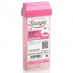 Kreminis rausvas vaškas kasetėje Starpil Roll-On Creamy Pink 110 g