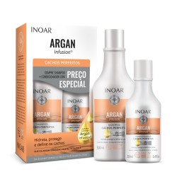 Garbanotų plaukų rinkinys INOAR Argan Infusion Perfect Curls Duo Kit  500 ml+250 ml