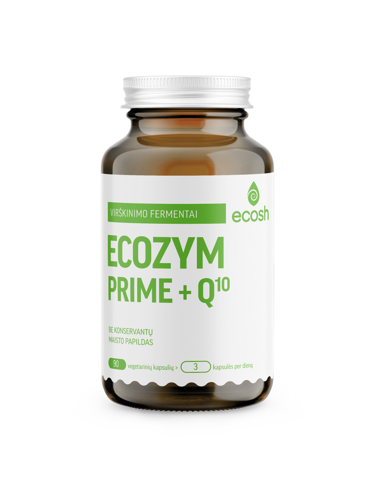 Maisto papildas Ecozym Prime + kofermentas Q10 ECOSH 90kaps.