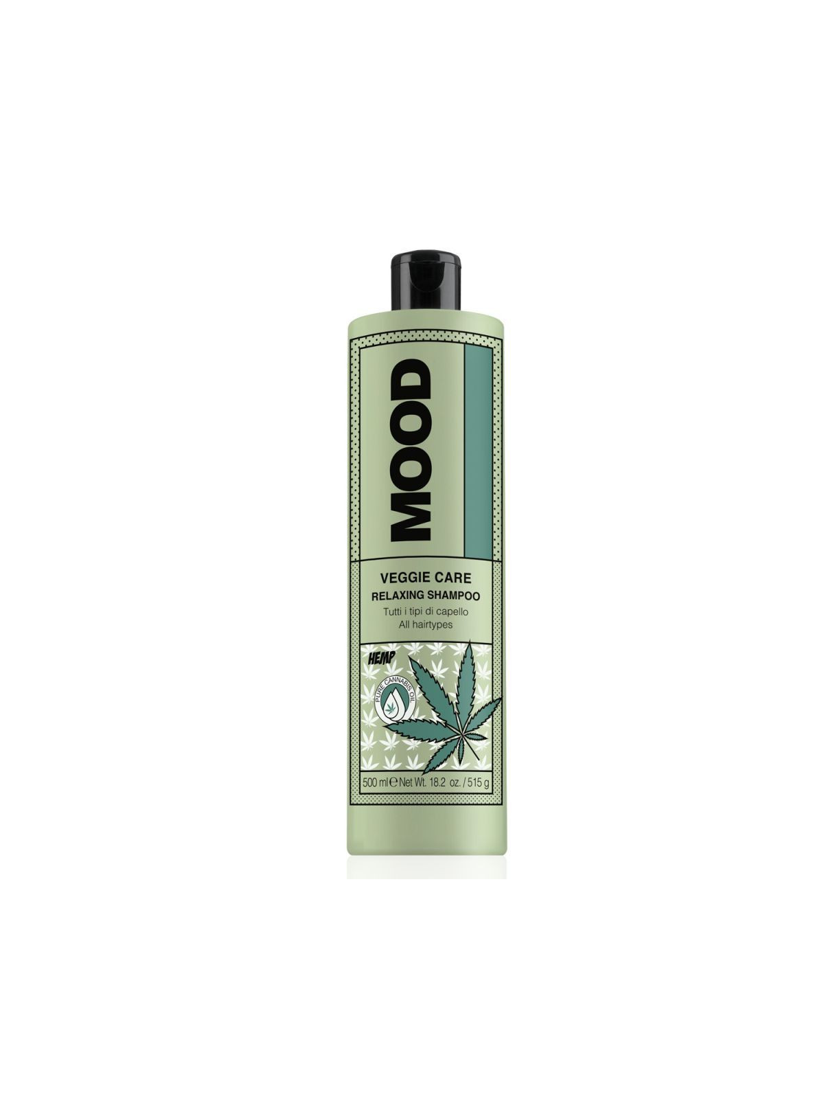 Plaukus atpalaiduojantis šampūnas Mood Veggie Care Relaxing Shampoo 500ml