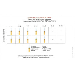 Plaukų augimą skatinančios ampulės moterims CRESCINA TRANSDERMIC RE-GROWTH HFSC 200 100% 20vnt