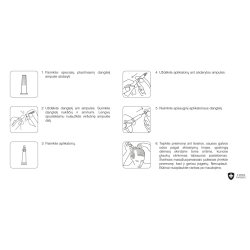 Ampulės stabdančios moterų momentinį plaukų slinkimą Crescina LABO HAIR LOSS 5 Patents 14vnt