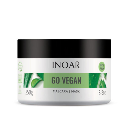 Balansuojanti plaukų kaukė su alaviju INOAR Go Vegan Balance Mask 250g