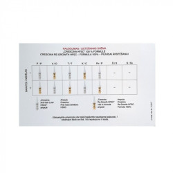 Ampulių kompleksas moterų plaukų slinkimui ir atauginimui CRESCINA TRANSDERMIC 100% 500 20vnt