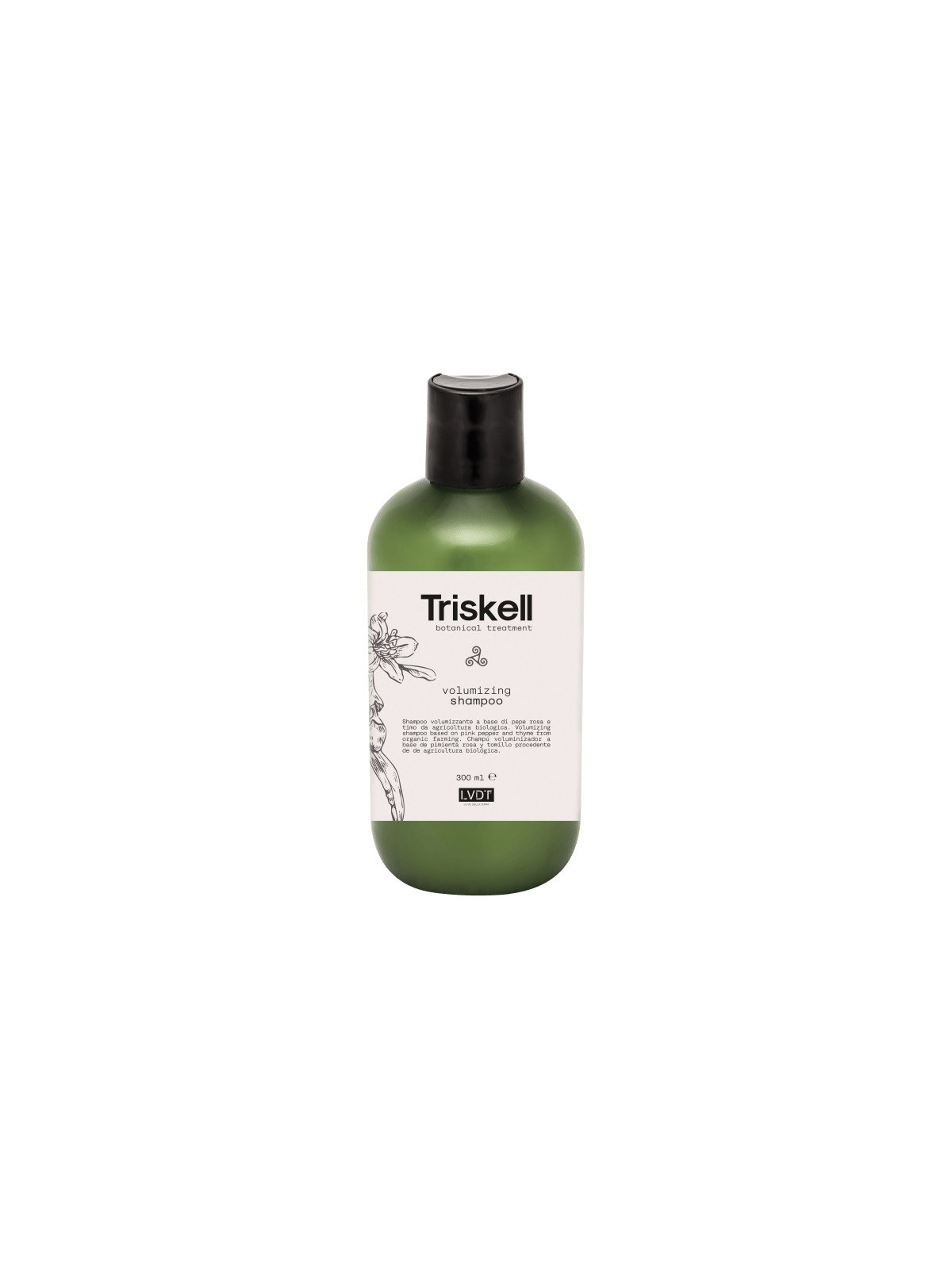 Apimties suteikiantis šampūnas Triskell Botanical Treatment Volumizing Shampoo 300ml