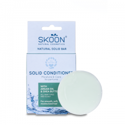 Kietasis plaukų kondicionierius su argano aliejumi bei taukmedžio sviestu SKOON Solid Conditioner 90g