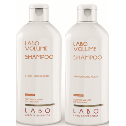 Rinkinys moterims suteikiantis apimties su hialurono rūgštimi LABO Volume Shampoo 2x200ml