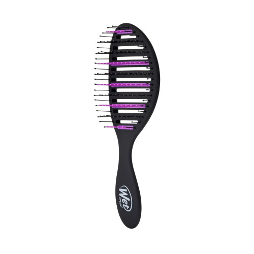 Anglimi praturtintas plaukų šepetys greitam džiovinimui Wetbrush Charcoal Infused Anti-Frizz Speed Dry