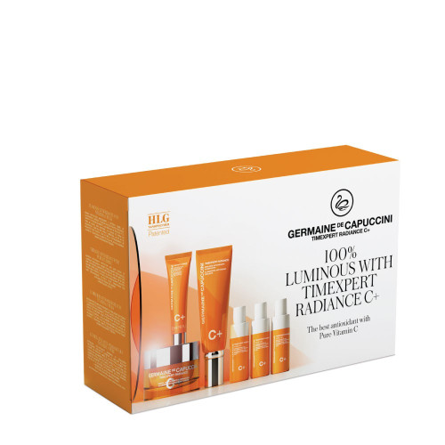 Skaistinantis veido priežiūros rinkinys su vitaminu C Germaine de Capuccini Timexpert Radiance C+